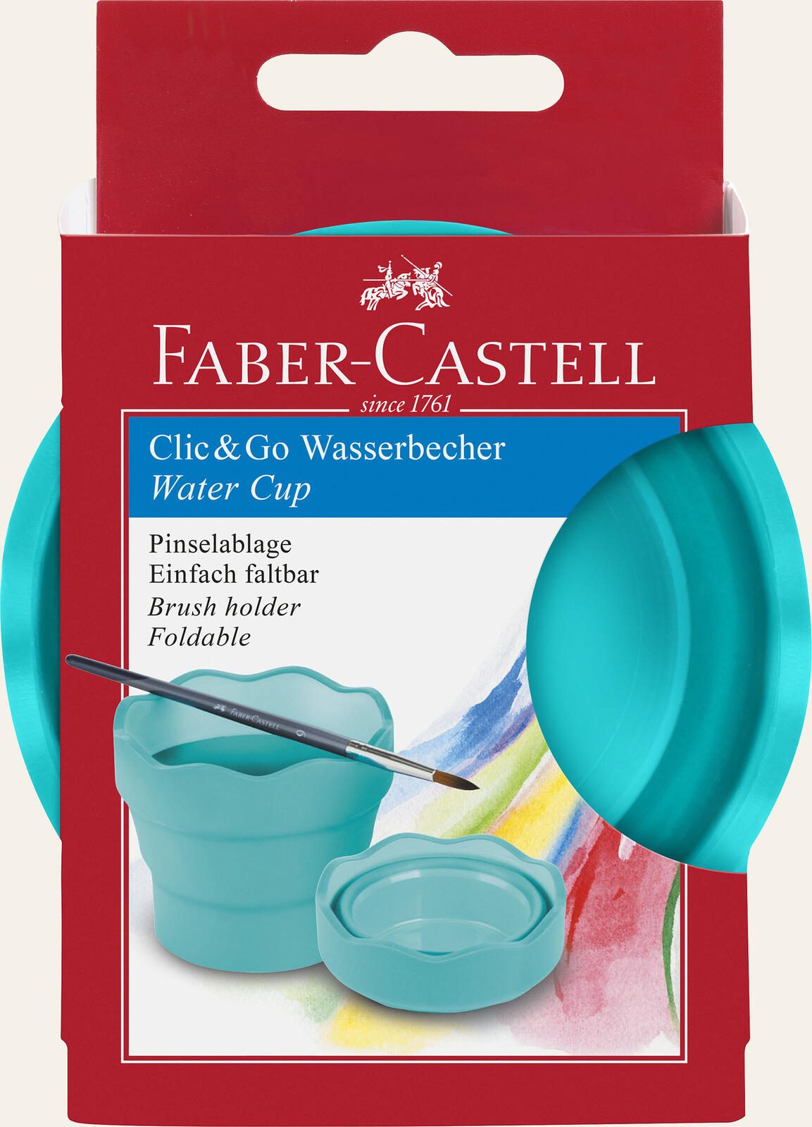 FABER-CASTELL Wasserbecher türkis FABER-CASTELL Wasserbecher türkis